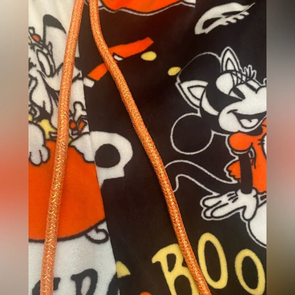 Disney Mickey Mouse Halloween Super Soft Sleepwear Pajama Jogger Pants Minnie - Picture 6 of 7